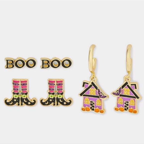 New SUGARFIX by BaubleBar’s Gone Haunting Halloween Earring Set - Picture 1 of 5